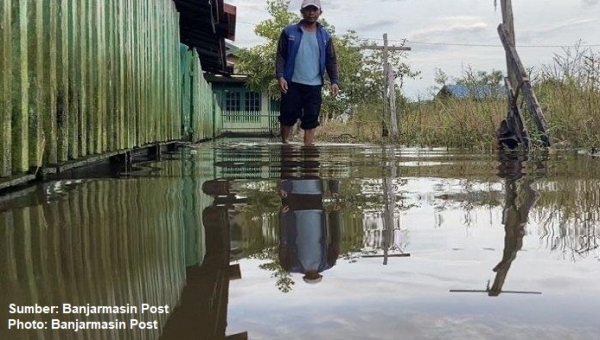 Banjir rob pesisir kalsel